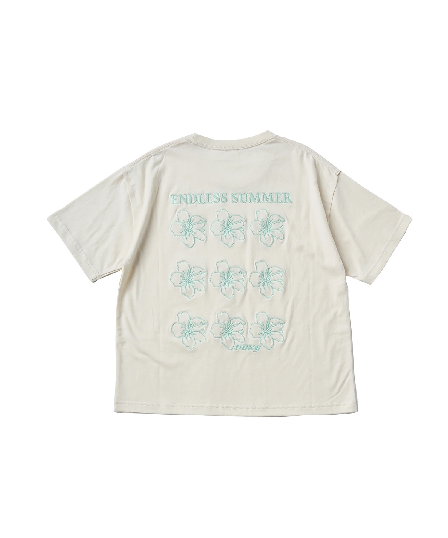 ROXY ロキシー 半袖 Tシャツ キッズ ジュニア 子供 刺しゅう 花