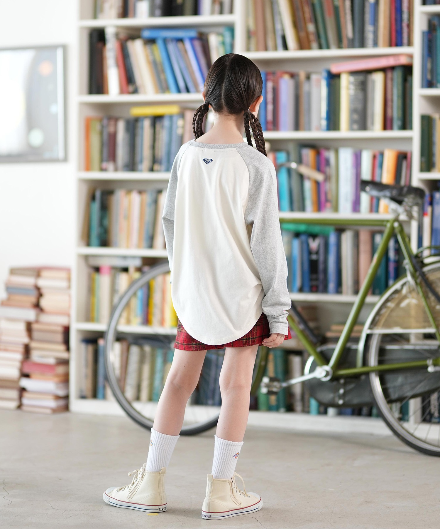 ROXY ロキシー 長袖 Tシャツ ロンT キッズ ジュニア 子供 ラグラン