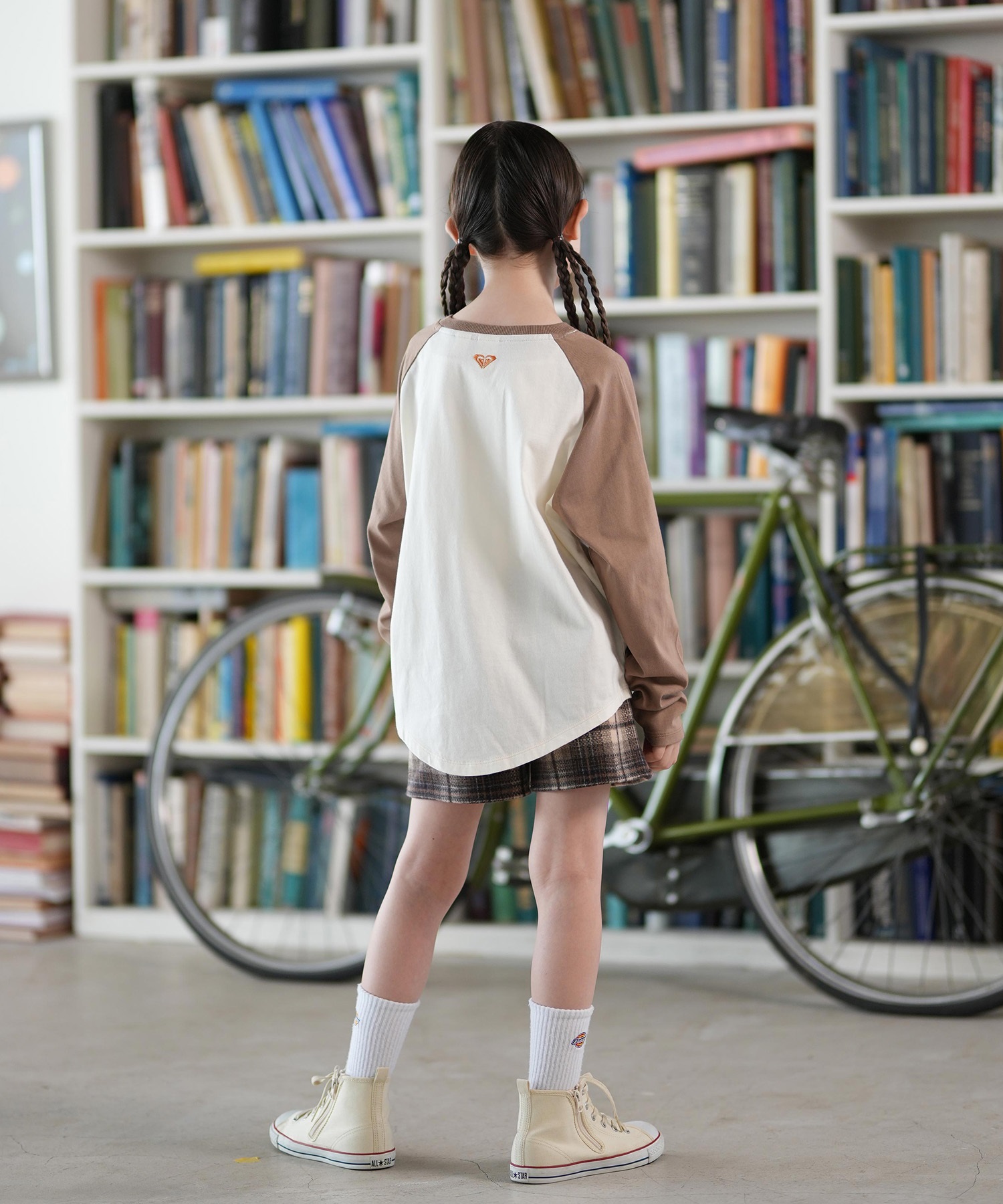 ROXY ロキシー 長袖 Tシャツ ロンT キッズ ジュニア 子供 ラグラン