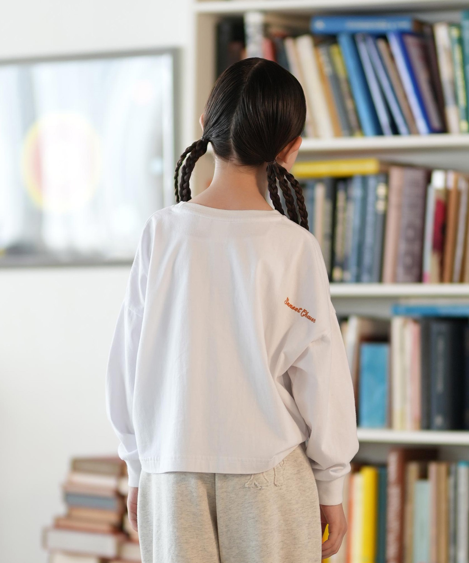 ROXY ロキシー 長袖 Tシャツ ロンT キッズ ジュニア 子供 ショート丈