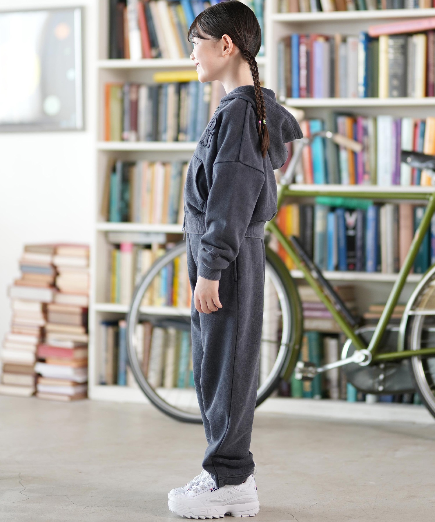 ROXY ロキシー ロングパンツ キッズ ジュニア 子供 スウェット パンツ ロゴ SMU-PANT TPT254617M(BLK-130cm)