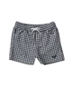 ROXY ロキシー 水着 トランクス キッズ ショートパンツ ボードショーツ 水陸両用 MINI PICNIC GINGHAM SHORT TBS251104(BLK-120cm)