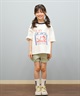 ROXY ロキシー 水着 トランクス キッズ ショートパンツ ボードショーツ 水陸両用 MINI PICNIC GINGHAM SHORT TBS251104(BLK-120cm)