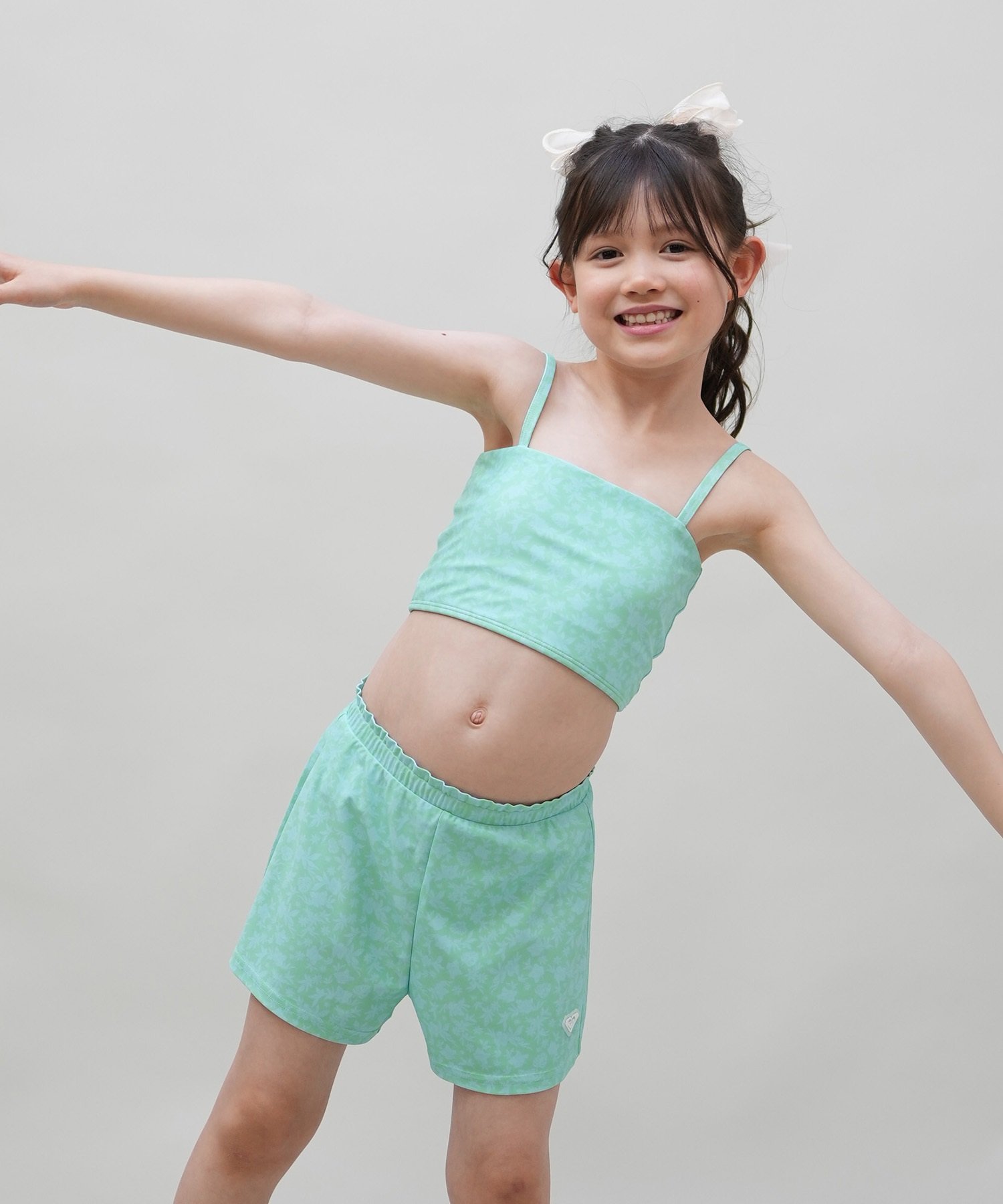 水着 タンキニ キッズ MINI ON THE BEACH ラッシュTシャツ付き