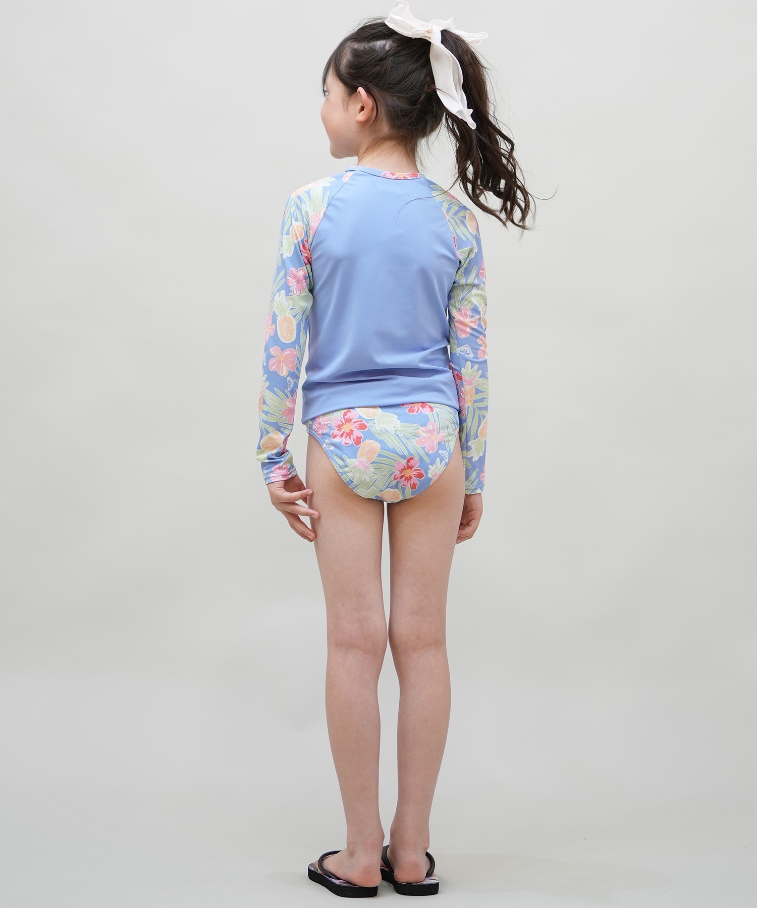 ROXY ロキシー 水着 セット キッズ 子供 TROPICAL STORY LS LYCRA S