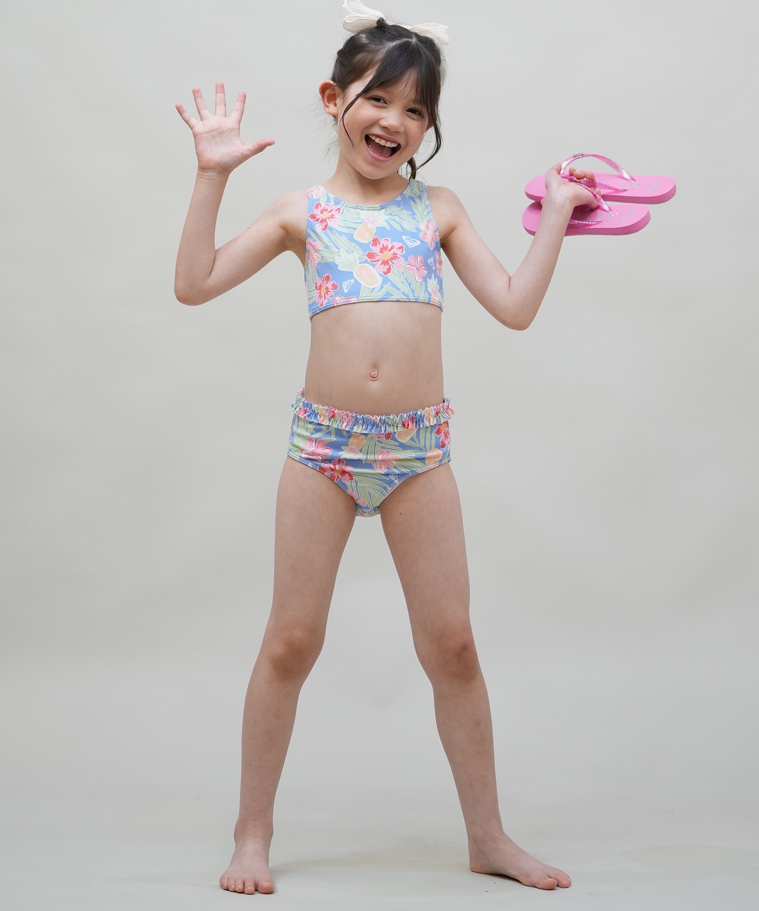 美品・１回着用 キッズ 子供 ロキシーウエット140cm ROXY 25 SS ロキシー ガール スプリング ウエットスーツ GIRL 3
