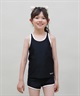 ROXY ロキシー 水着 タンキニ キッズ ジュニア 子供 女の子 ガールズ MINI DEEP WATER TSW251100(BLK-130cm)