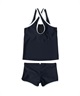 ROXY ロキシー 水着 タンキニ キッズ ジュニア 子供 女の子 ガールズ MINI DEEP WATER TSW251100(BLK-130cm)