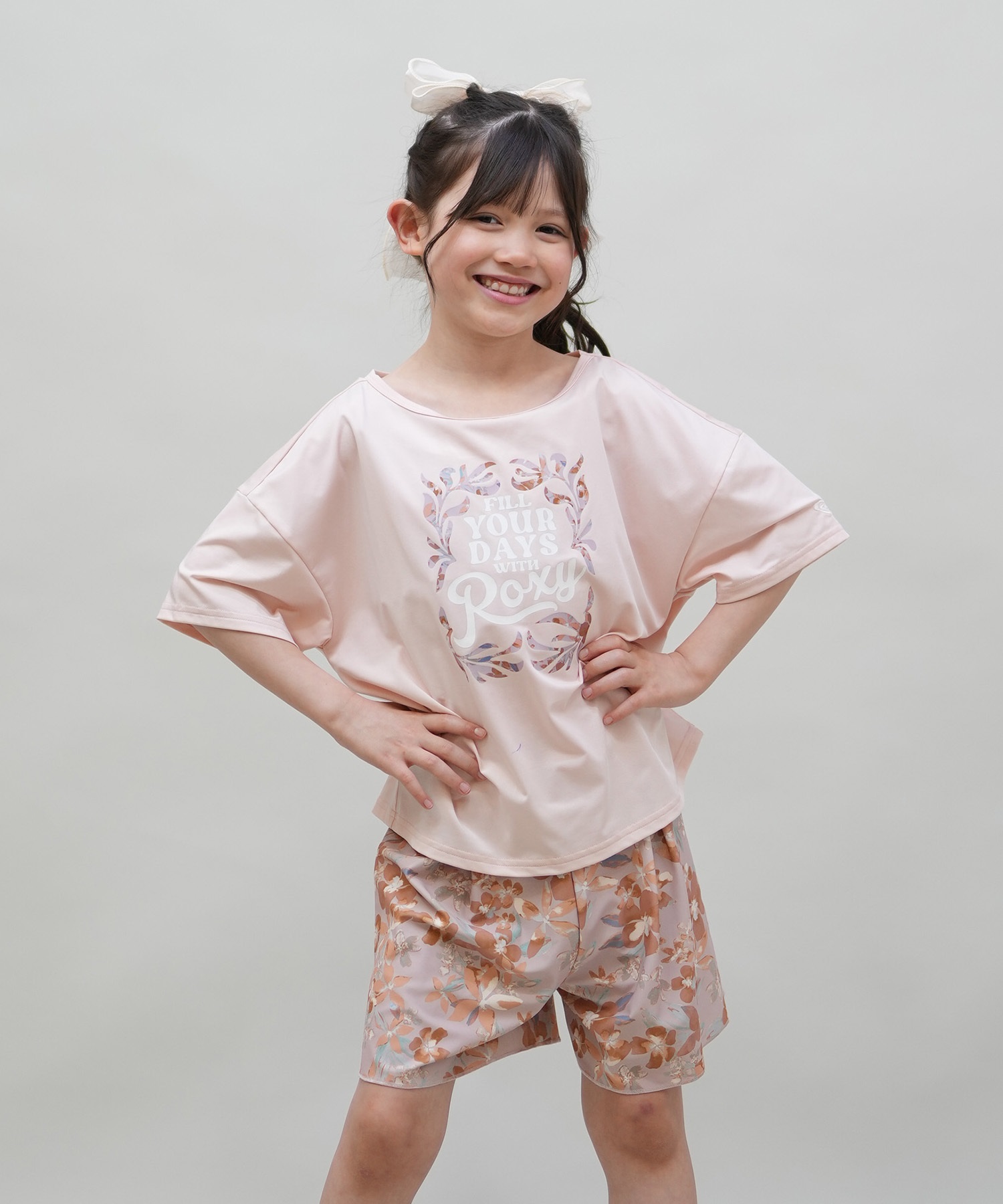 ROXY/ロキシー 水着 セット 140cm ROXY ロキシー 水着 セット キッズ ジュニア 子供 3点セット