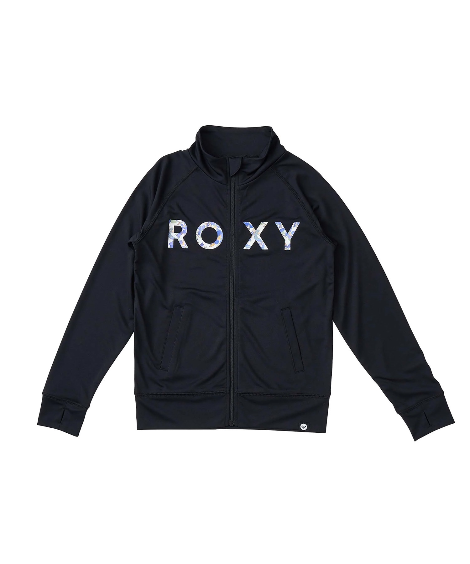 ロキシー ROXY ARTSY FLORAL LOGO PA （ブラック） ROXY ラッシュガード ロキシー ARTSY FLORAL LOGO PARKA AP VER