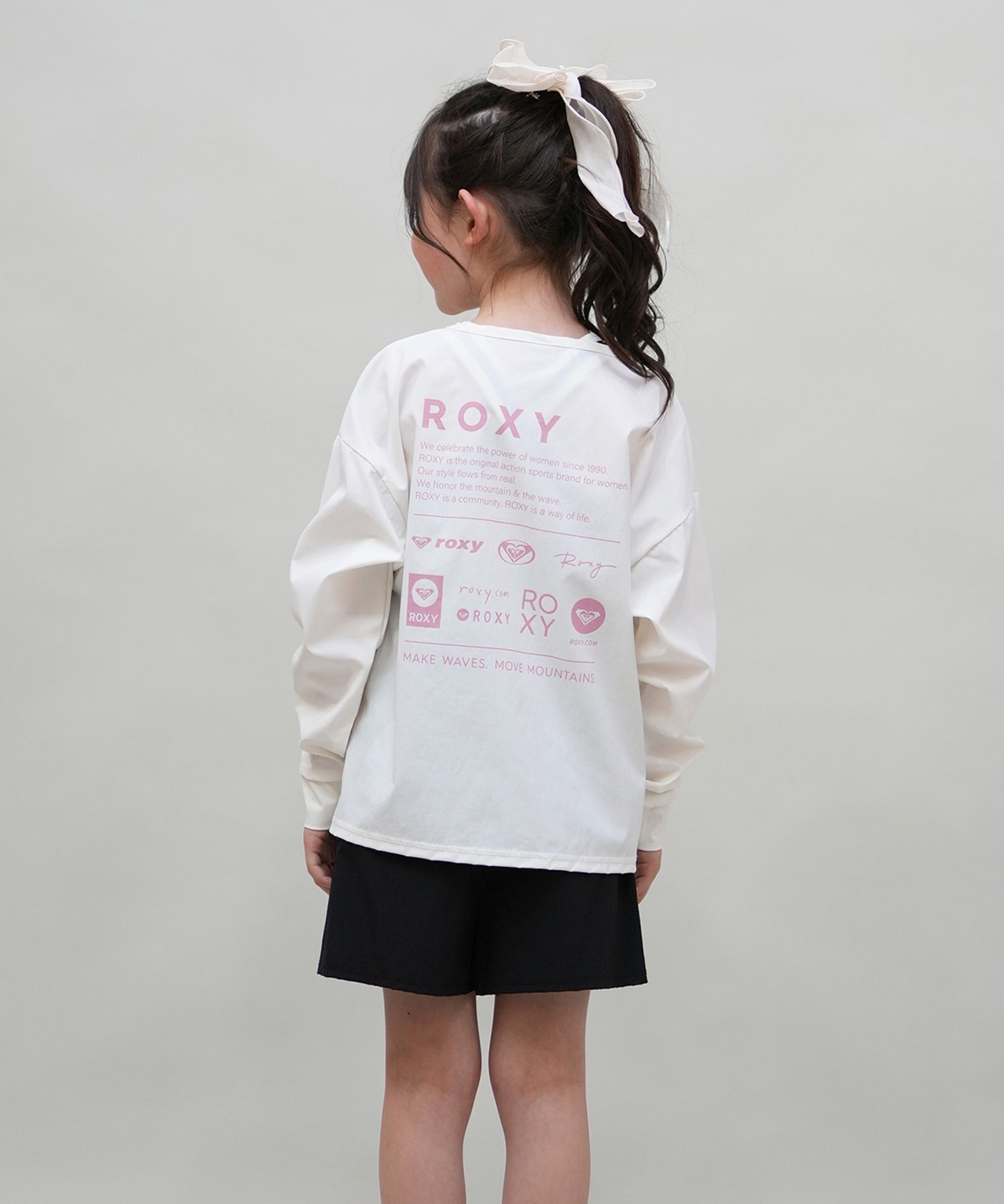 ROXY ロキシー 水着 ラッシュガード 2点セット キッズ 長袖 T