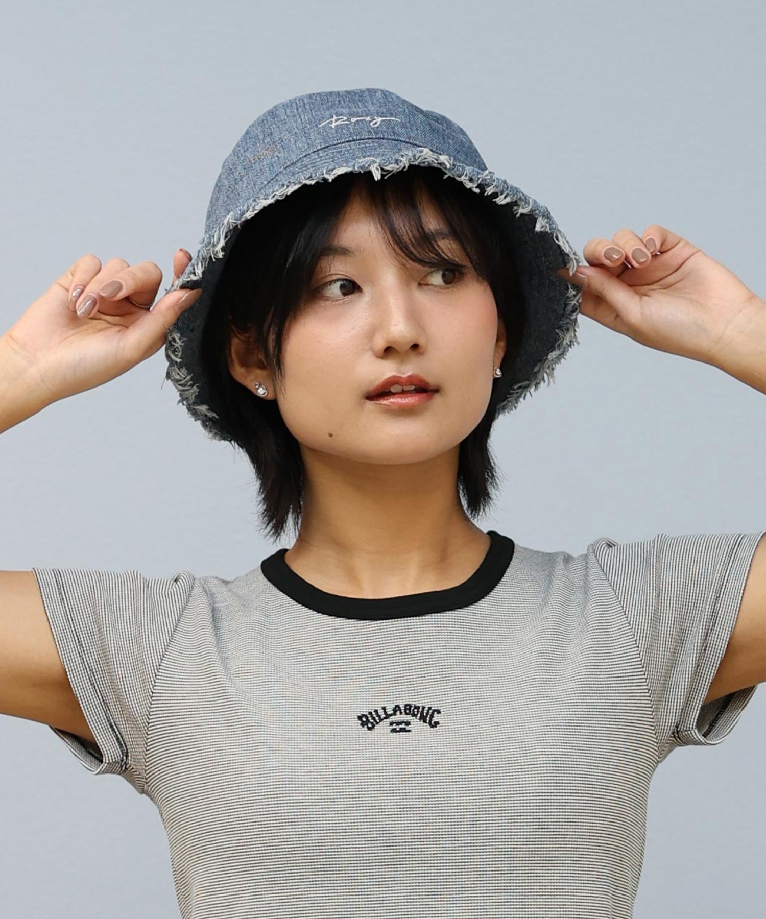 ROXY ロキシー ハット LIVED IN DENIM HAT RHT251321 ハット｜ムラサキ