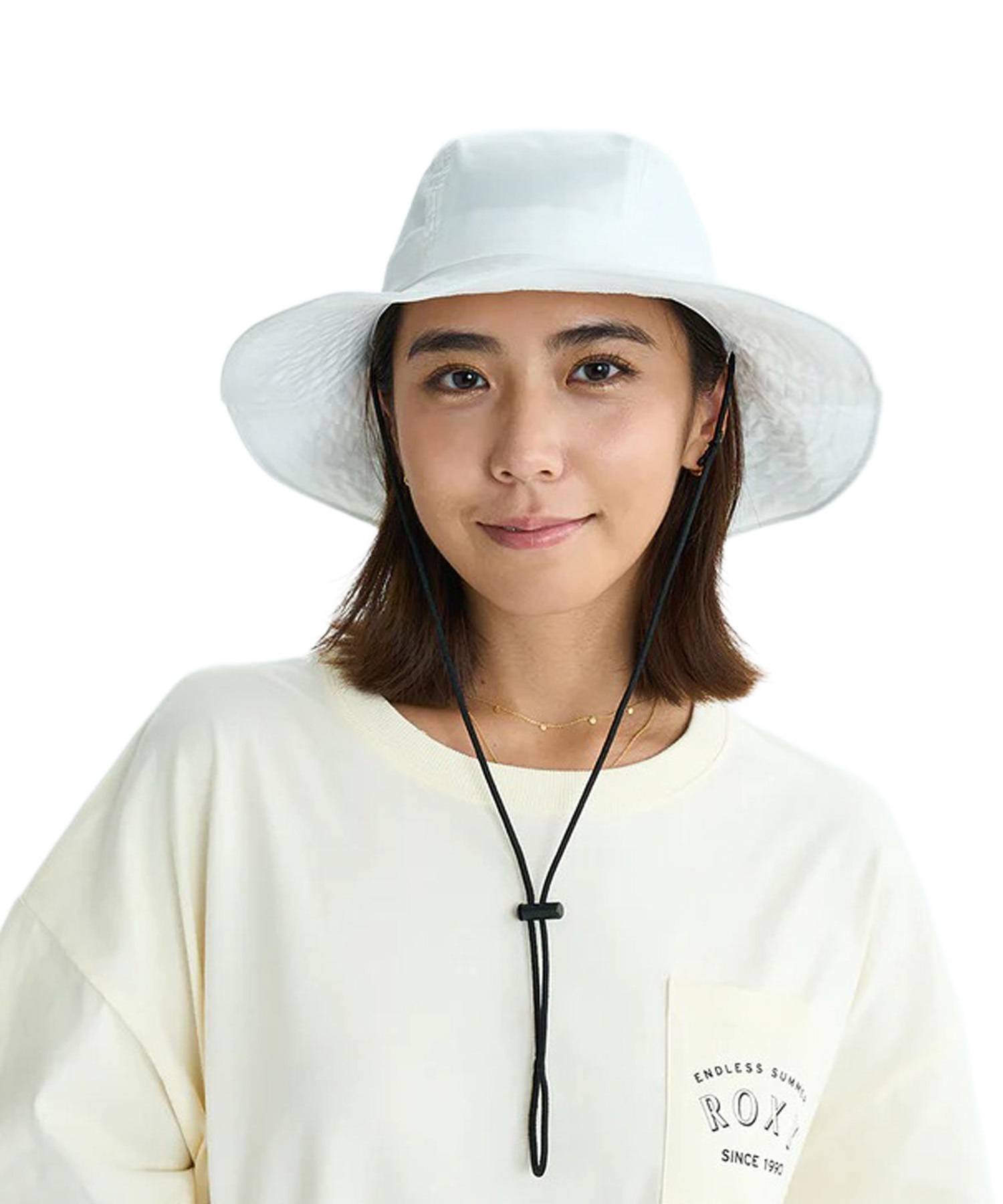 ROXY ロキシー ハット フリーサイズ ロゴ SURFCAMP SAFARI HAT