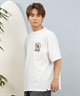 LOST ロスト 半袖 Tシャツ メンズ バックプリント ヘビーウェイト L25S-2101 ムラサキスポーツ限定(WHT-M)
