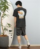 LOST ロスト 半袖 Tシャツ メンズ バックプリント ヘビーウェイト L25S-2101 ムラサキスポーツ限定(WHT-M)