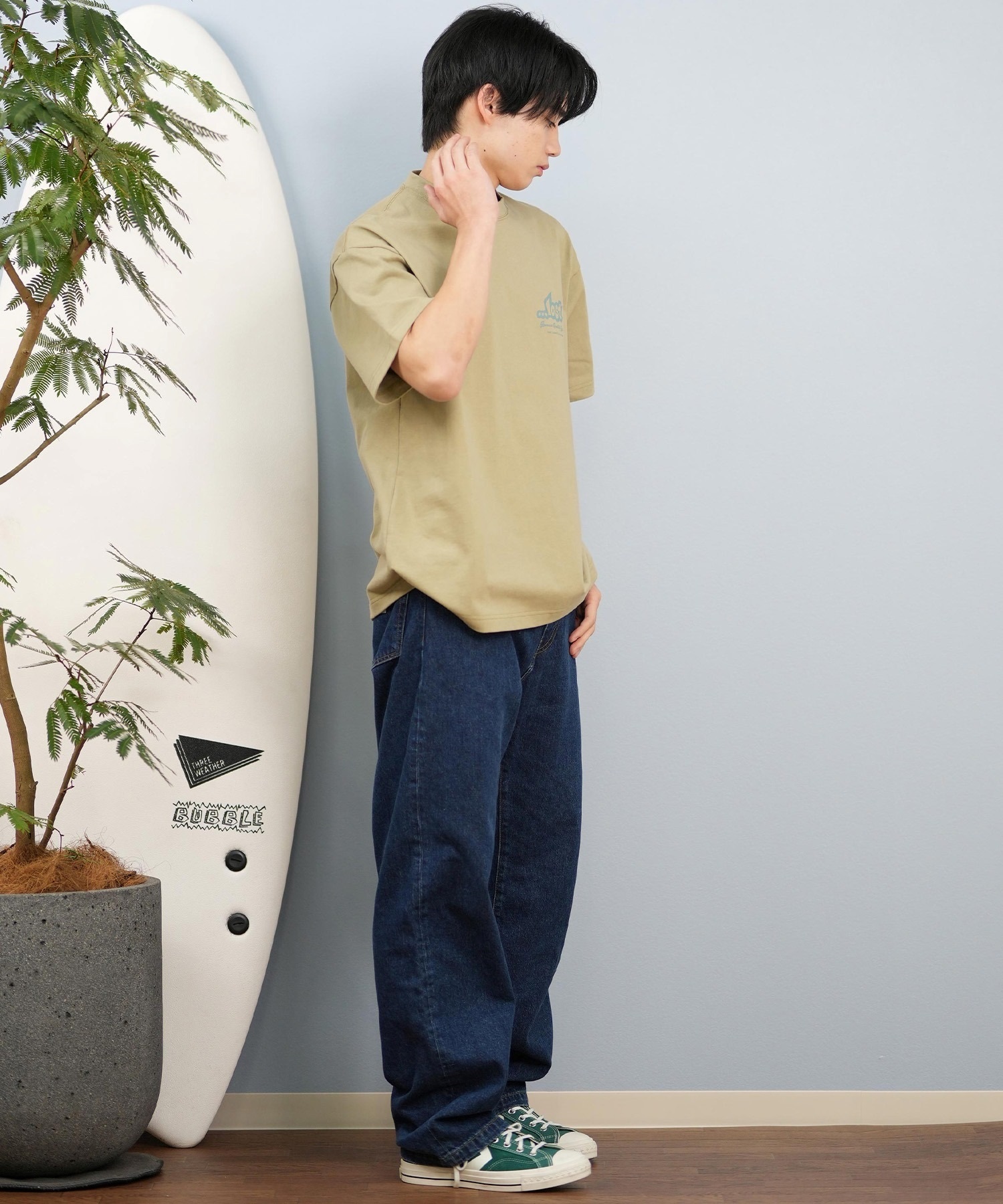 水色 バンダナ柄 ポロシャツ BCC THE NORTH FACE S/S ALOHA VENT SHIRT バンダナリニューアル