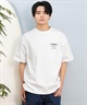 LOST ロスト 半袖 Tシャツ メンズ バックプリント ブランドロゴ L25S-2103 ムラサキスポーツ限定(WHT-M)