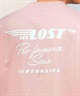 LOST ロスト 半袖 Tシャツ メンズ バックプリント ブランドロゴ L25S-2103 ムラサキスポーツ限定(WHT-M)