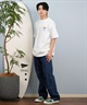 LOST ロスト 半袖 Tシャツ メンズ バックプリント ブランドロゴ L25S-2103 ムラサキスポーツ限定(WHT-M)