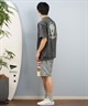 LOST ロスト 半袖 Tシャツ メンズ バックプリント MAYHEMロゴ L25S-2104 ムラサキスポーツ限定(WHT-M)