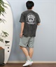LOST ロスト 半袖 Tシャツ メンズ バックプリント MAYHEMロゴ L25S-2104 ムラサキスポーツ限定(WHT-M)