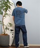 LOST ロスト 半袖 Tシャツ メンズ バックプリント MAYHEMロゴ L25S-2104 ムラサキスポーツ限定(WHT-M)
