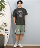 LOST ロスト 半袖 Tシャツ メンズ フロントプリント ヘビーウェイト L25S-2107 ムラサキスポーツ限定(IVO-M)
