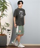 LOST ロスト 半袖 Tシャツ メンズ フロントプリント ヘビーウェイト L25S-2107 ムラサキスポーツ限定(IVO-M)
