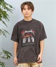 LOST ロスト 半袖 Tシャツ メンズ フロントプリント バンドT L25S-2108 ムラサキスポーツ限定(BLK1-M)