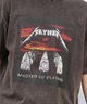 LOST ロスト 半袖 Tシャツ メンズ フロントプリント バンドT L25S-2108 ムラサキスポーツ限定(BLK1-M)
