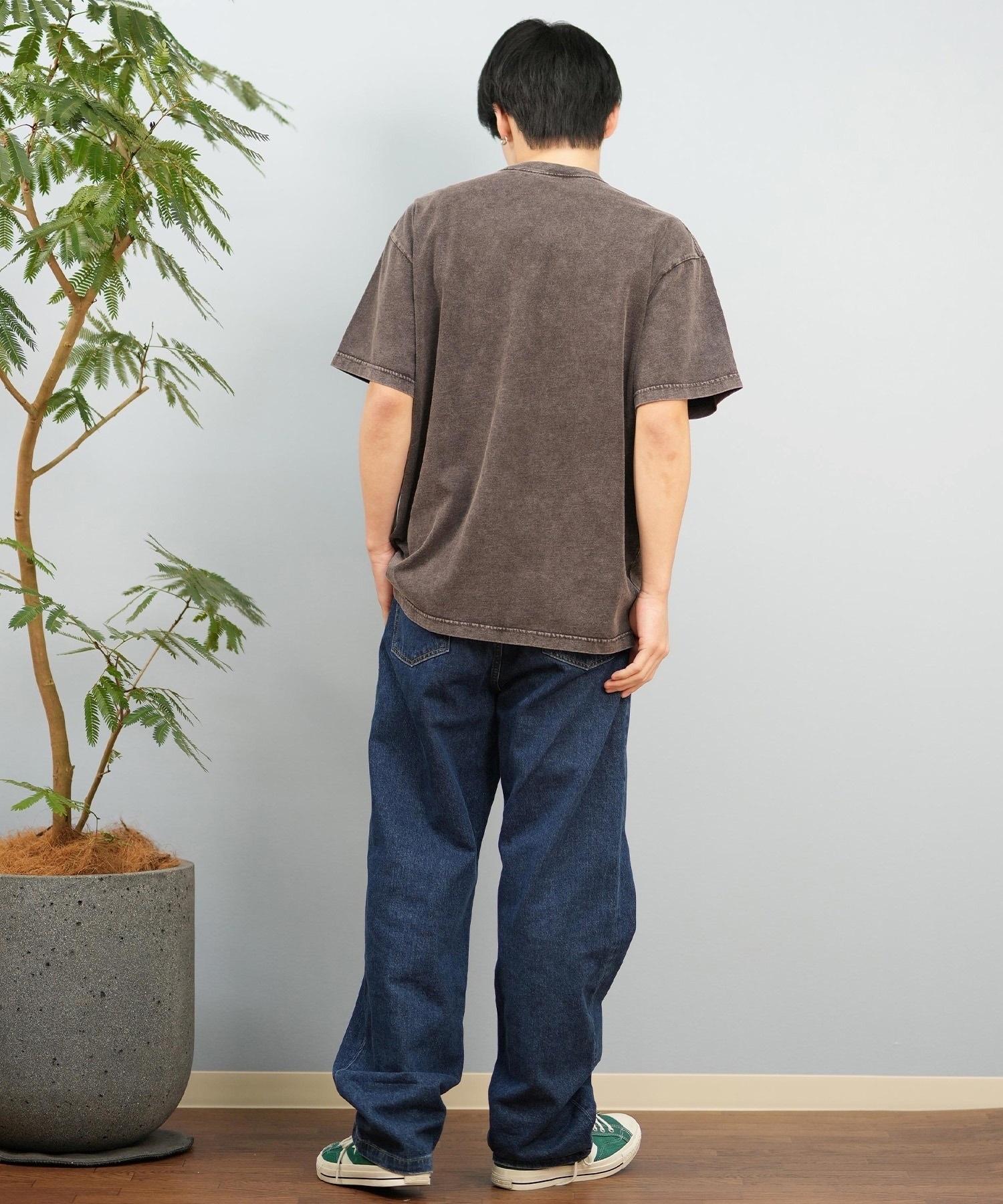 LOST ロスト 半袖 Tシャツ メンズ フロントプリント バンドT L25S-2108 ムラサキスポーツ限定(BLK1-M)