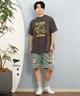 LOST ロスト 半袖 Tシャツ メンズ フロントプリント バンドT L25S-2108 ムラサキスポーツ限定(BLK1-M)