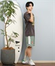 LOST ロスト 半袖 Tシャツ メンズ フロントプリント バンドT L25S-2108 ムラサキスポーツ限定(BLK1-M)