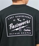 LOST ロスト 半袖 Tシャツ メンズ バックプリント ヘビーウェイト L25S-2109 ムラサキスポーツ限定(WHT-M)