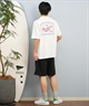 LOST ロスト 半袖 Tシャツ メンズ バックプリント ヘビーウェイト L25S-2109 ムラサキスポーツ限定(WHT-M)