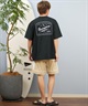 LOST ロスト 半袖 Tシャツ メンズ バックプリント ヘビーウェイト L25S-2109 ムラサキスポーツ限定(WHT-M)
