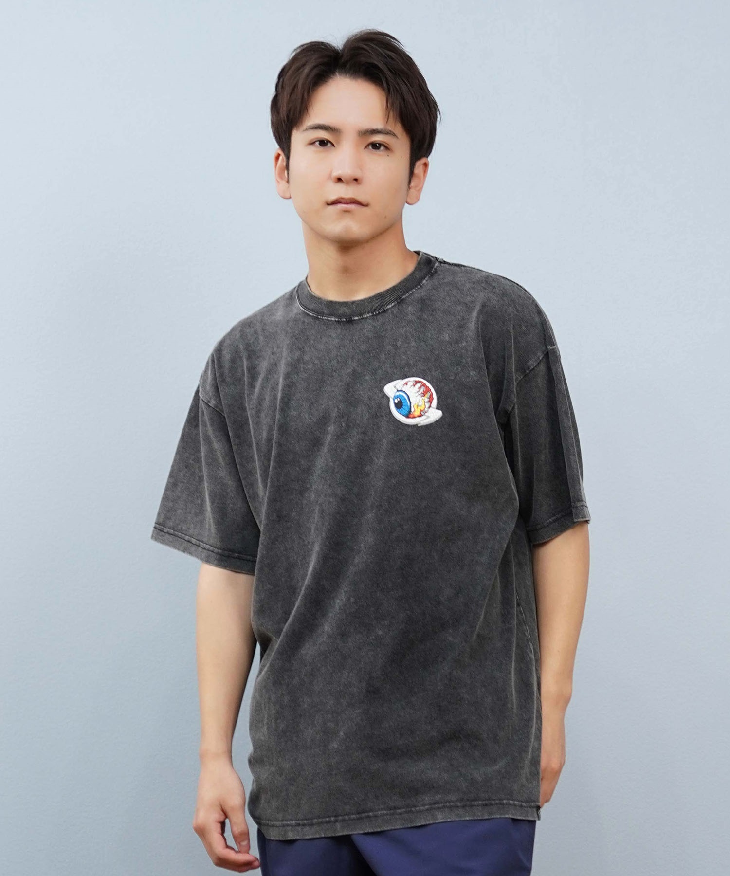 LOST ロスト 半袖 Tシャツ メンズ バックプリント ロゴ L25S-2113 ムラサキスポーツ限定(CBK-M)