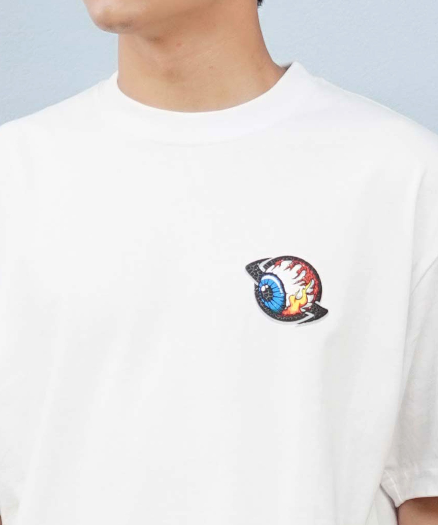 LOST ロスト 半袖 Tシャツ メンズ バックプリント ロゴ L25S-2113 ムラサキスポーツ限定(CBK-M)