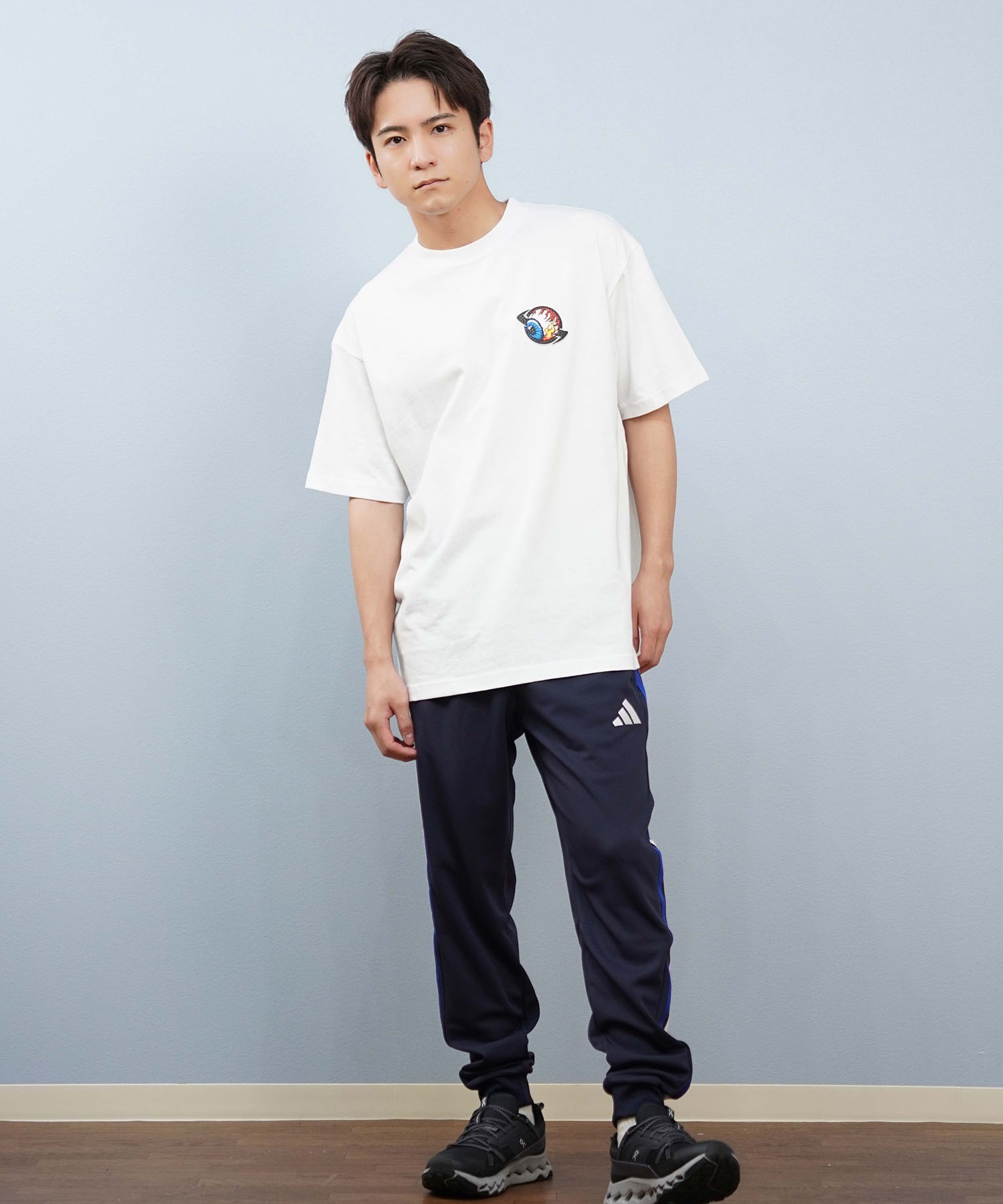 LOST ロスト 半袖 Tシャツ メンズ バックプリント ロゴ L25S-2113 ムラサキスポーツ限定(CBK-M)