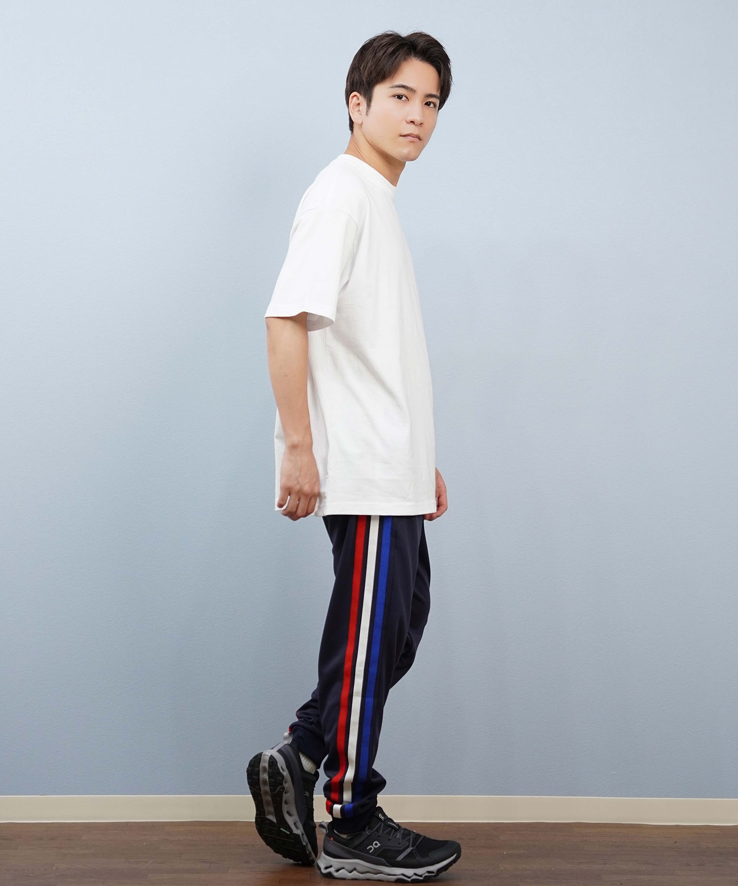 LOST ロスト 半袖 Tシャツ メンズ バックプリント ロゴ L25S-2113 ムラサキスポーツ限定(CBK-M)