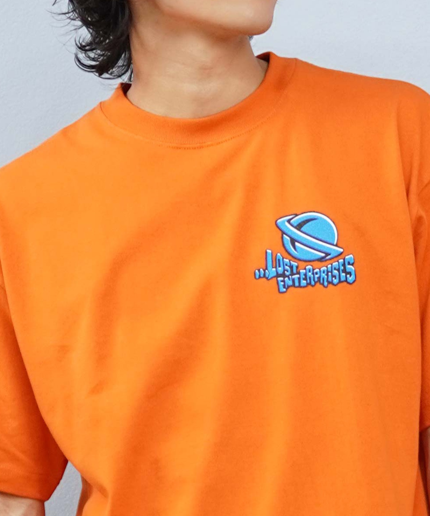 LOST ロスト 半袖 Tシャツ メンズ バックプリント L25S-2114 ムラサキスポーツ限定(CBK-M)