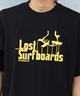 LOST ロスト 半袖 Tシャツ メンズ フロントプリント ロゴ L25S-2116 ムラサキスポーツ限定(BLK-M)