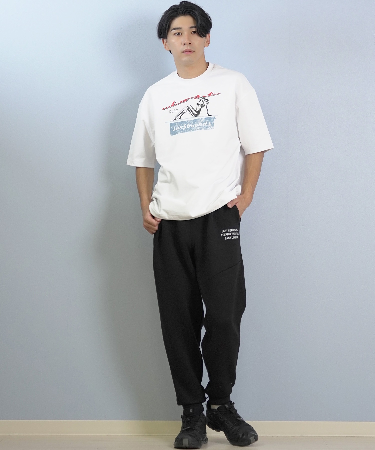 lost ロスト 半袖 Tシャツ メンズ AIRDRYシリーズ UVカット 遮熱性