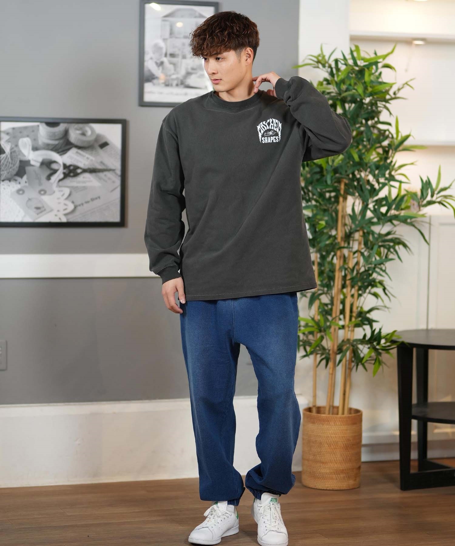 lost ロスト 長袖 Tシャツ メンズ バックプリント オーバーサイズ ユニ