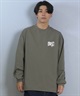 lost ロスト 長袖 Tシャツ ロンT メンズ AIRDRYシリーズ UVカット 遮熱性 吸汗速乾 LOGOS LS TEE L25F-2206 ムラサキスポーツ限定(BLK-M)