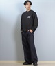 lost ロスト 長袖 Tシャツ ロンT メンズ AIRDRYシリーズ UVカット 遮熱性 吸汗速乾 LOGOS LS TEE L25F-2206 ムラサキスポーツ限定(BLK-M)