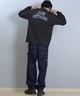 lost ロスト 長袖 Tシャツ ロンT メンズ AIRDRYシリーズ UVカット 遮熱性 吸汗速乾 PISCES LOGO LS TEE L25F-2207 ムラサキスポーツ限定(BLK-M)