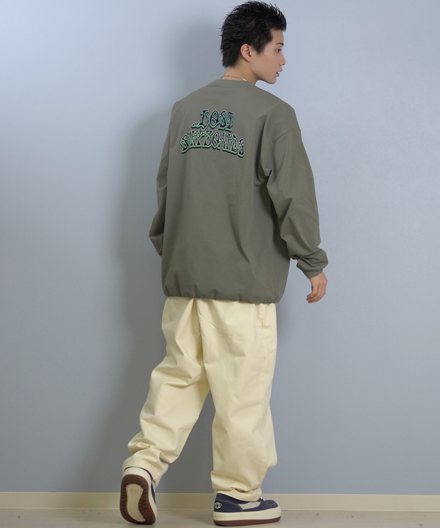 lost ロスト 長袖 Tシャツ ロンT メンズ AIRDRYシリーズ UVカット 遮熱性 吸汗速乾 PISCES LOGO LS TEE L25F-2207 ムラサキスポーツ限定(BLK-M)