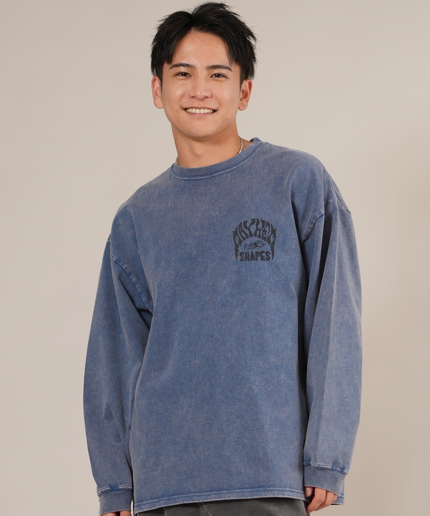 LOST ロスト 長袖 Tシャツ ロンT メンズ バックプリント ロゴ MEYHEM