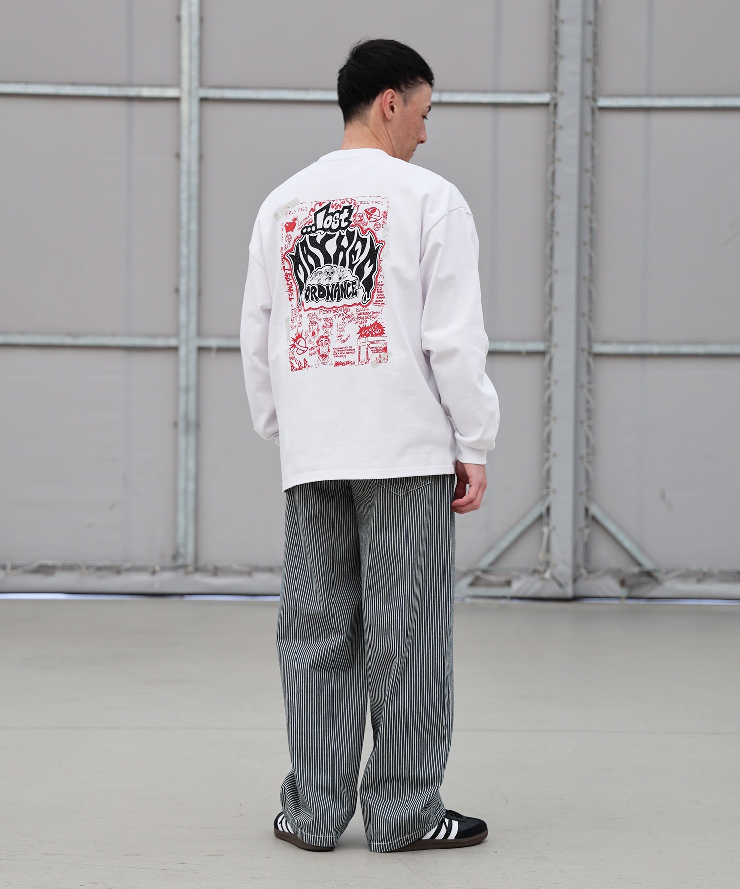 SEA   ロンT  スウェット　SPORTS L/S TEE LOST ロスト 長袖 Tシャツ ロンT メンズ バックプリント ORDANCE LS